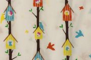 Cotton Bird House Fabric