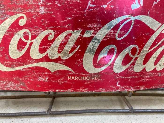 Coca Cola 6 bottle carrier holder 50's Italian RARE