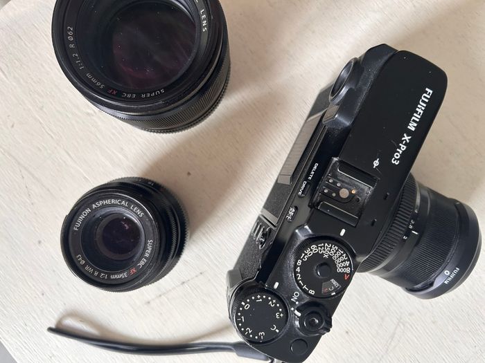 Fujifilm X-Pro3 Kit + 3 Premium Lenses (56mm f1.2, 35mm f2 WR, 23mm f2 WR)