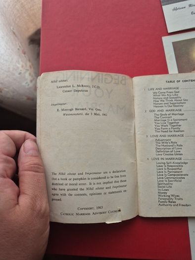 Vintage 1963 Beginning Your Marriage
