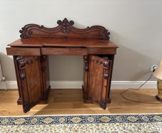 Victorian Mahogany Pedestal Sideboard