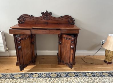 Victorian Mahogany Pedestal Sideboard