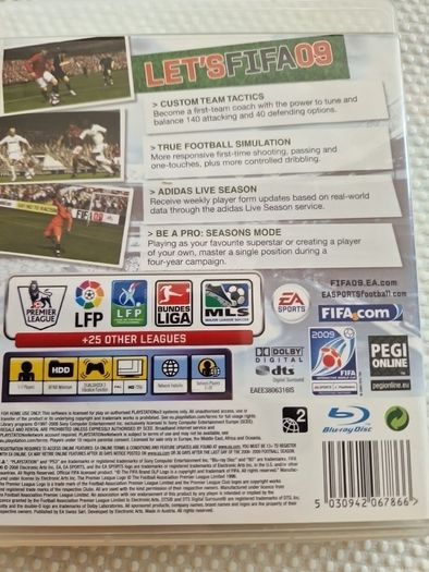 Fifa 09  PlayStation 3 Ps3 Games Original