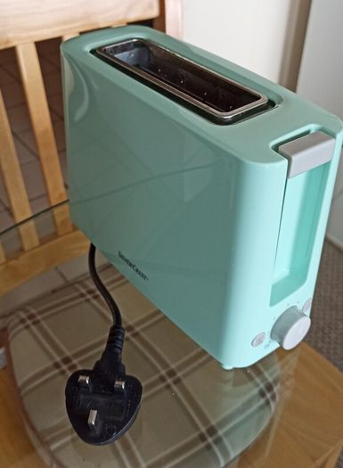 Mint green Silvercrest toaster for one slice