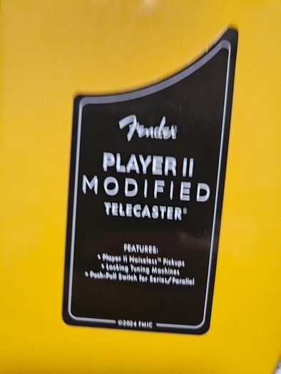 Fender player ii modified telecaster Upgraded with bareknuckle nomads