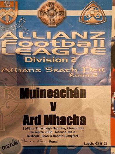 GAA Programmes X 16
