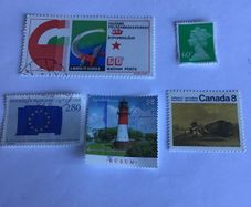 5 World stamps