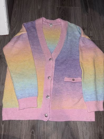 River Island Pastel Cardigan Size Medium