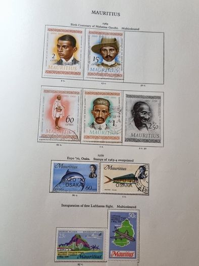 MAURITIUS album with stamps