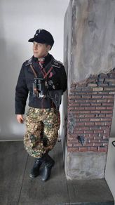 1/6 Scale DID German WSS Panzer Commander WWII WW2 Figure Custom