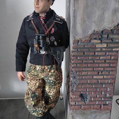 1/6 Scale DID German WSS Panzer Commander WWII WW2 Figure Custom