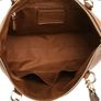 Coach Kelsie Satchel  in Pebble Leather Crossbody Bag Medium Size, colour caramel, cards, dust bag included. Image 4