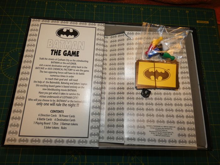 Rare Batman The Game 1989 Paul Lomond Games Made In Uk Unused