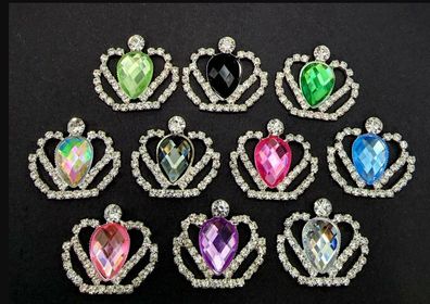 Crystal Button Embellishments