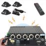 Car 4CH DVR Camera Security Video Recorder Rear View Kit Image 3