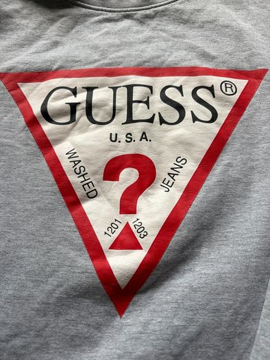 Guess triangle logo sweatshirt