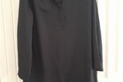 ZARA Black and Navy Sheer Dress.