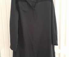 ZARA Black and Navy Sheer Dress.