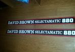 David brown 880 selectamatic decals
