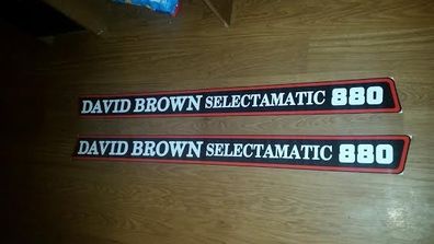 David brown 880 selectamatic decals