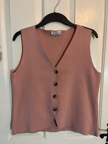 New Knit Waistcoat - Size M / Size 12