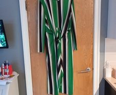 Zara Dress With  Self Tie Front Belt.  S.14.  New.
