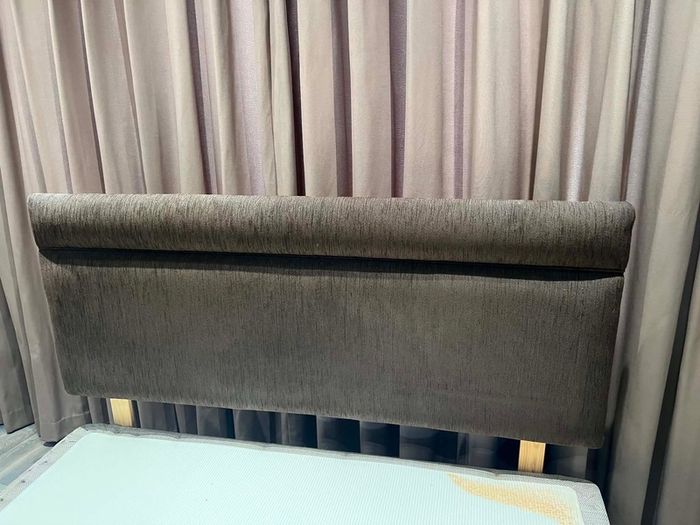 Brown bed frame