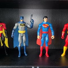 Mattel DC Comics 12 Inch Figures - Batman Superman Robin Flash