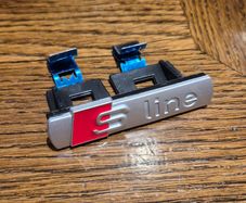Audi S Line Grill Badge