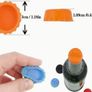 4-Pack Silicone Reusable Bottle Caps, new, unopened. Image 2