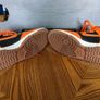 Orange and Black Nike hi tops Image 9