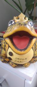 big solid frog money box