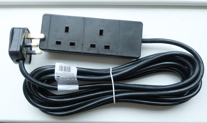 2-Way Extension Lead | 2 Socket Cord 5m | BRAND NEW