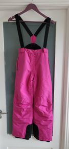 Crivit PRO Kids ski trousers fuschia pink Sz 10-12 Years - Bnwt
