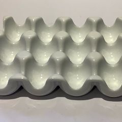 White Ceramic Egg Holder