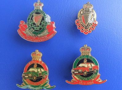 ROYAL ULSTER CONSTABULARY (RUC Northern Ireland) - four RUC fund-raising charitable badges (1990s/early 2000s)