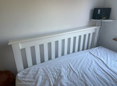 Small Double Bed with Storage