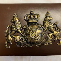 Bavarian coat of arm on a jewellery box