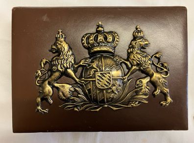 Bavarian coat of arm on a jewellery box