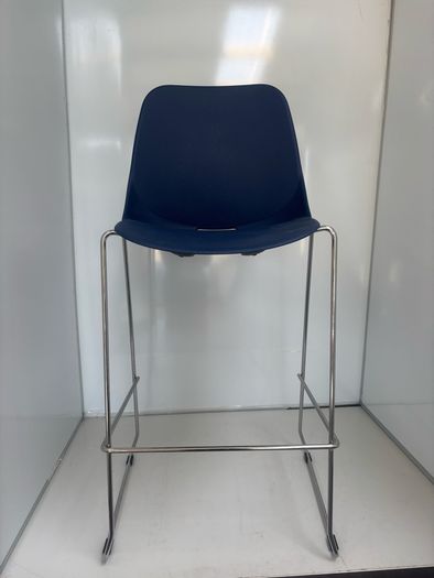 Blue office chair