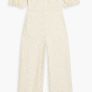 Rixo Ainsley Cropped Floral-Print Denim Jumpsuit Image 3