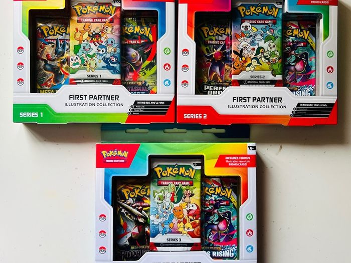 Pokemon First Partner Illustration Collection Complete Series 1 2 3 NEW