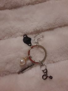 cute nurse/doctor charm keyring