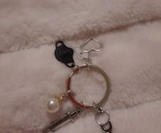 cute nurse/doctor charm keyring