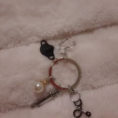 cute nurse/doctor charm keyring
