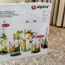 Brand new Glass Carafe/Pitcher/Jug with 4 drinking jars by ALPINA Image 3