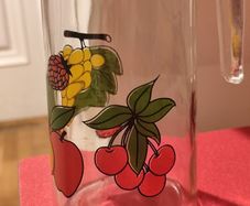 Borgonova Lemonade Jug Pitcher Vintage Retro
