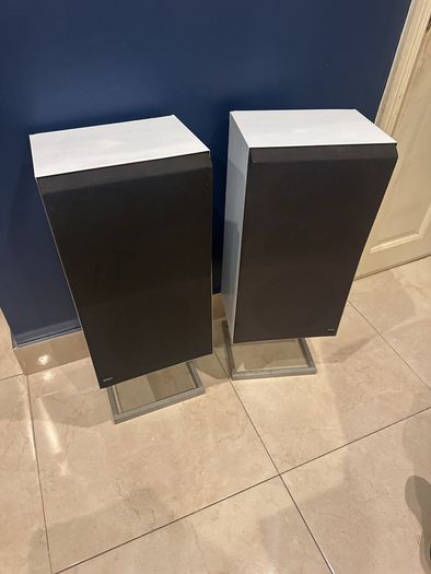 Beovox S75 speakers with stands