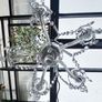 Large Vintage Preciosa Bohemian Crystal Chandelier, 5 Arm Image 7