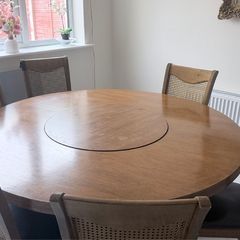 dining table and chair